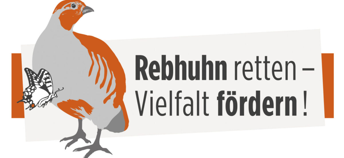 Logo des Projektes "Rebhuhn retten - Vielfalt fördern"